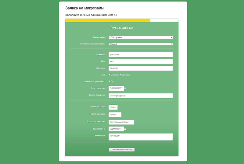 Главфинанс в Мышкине оформить микрокредит